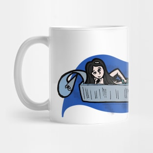 Mermaid in a tin Mug